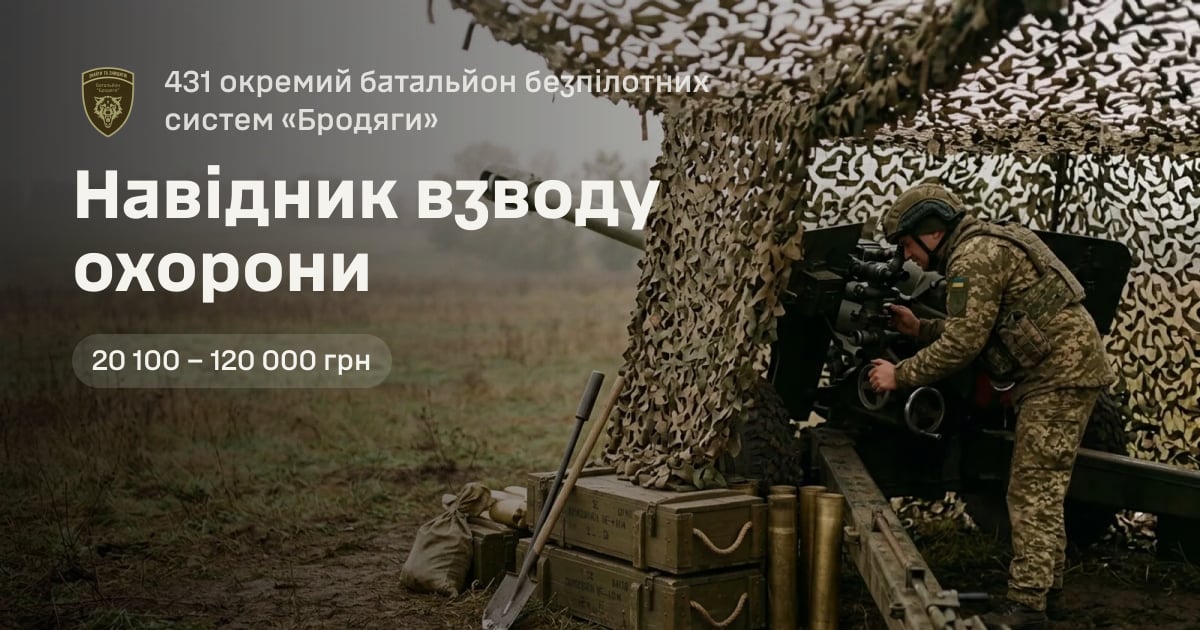 Навідник взводу охорони — 431 окремий батальйон безпілотних систем «Бродяги»