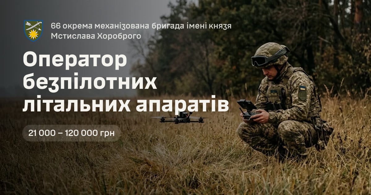 Оператор безпілотних літальних апаратів — 66 окрема механізована бригада імені князя Мстислава Хороброго