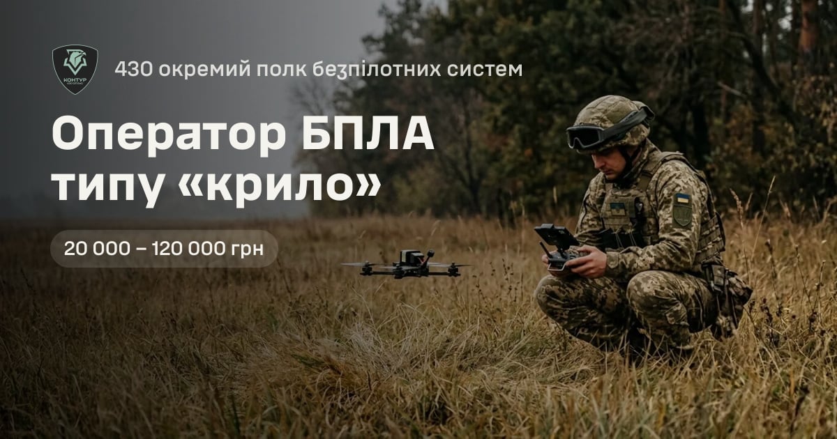Оператор БПЛА типу «крило» — 430 окремий полк безпілотних систем