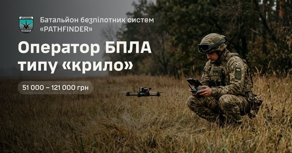 Оператор БПЛА типу «крило» — Батальйон безпілотних систем «PATHFINDER»