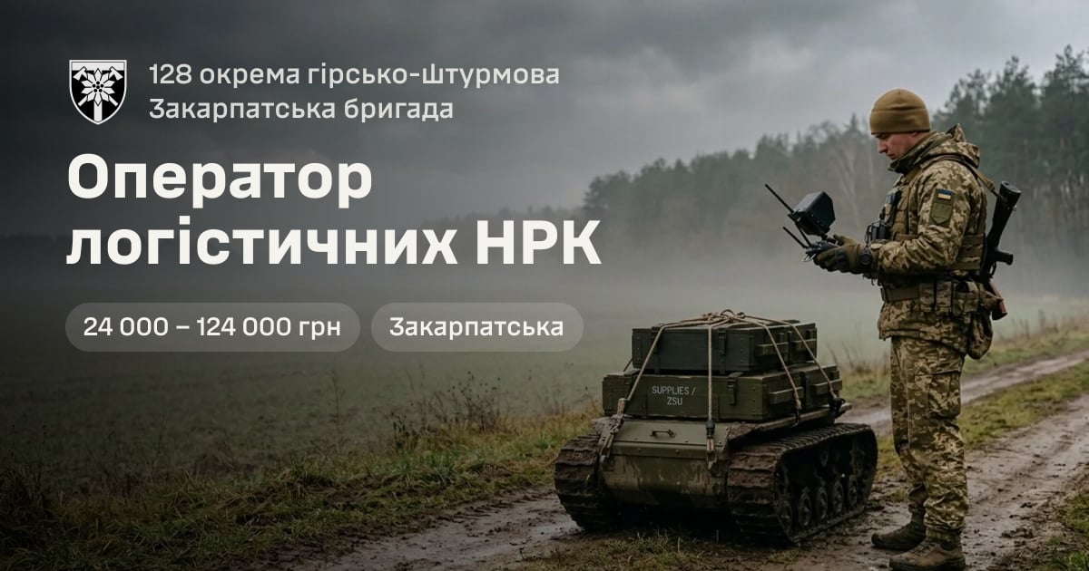 Оператор логістичних НРК — 128 окрема гірсько-штурмова Закарпатська бригада