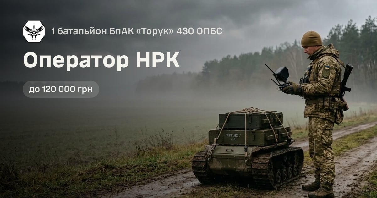 Оператор НРК — 1 батальйон БпАК «Торук» 430 ОПБС