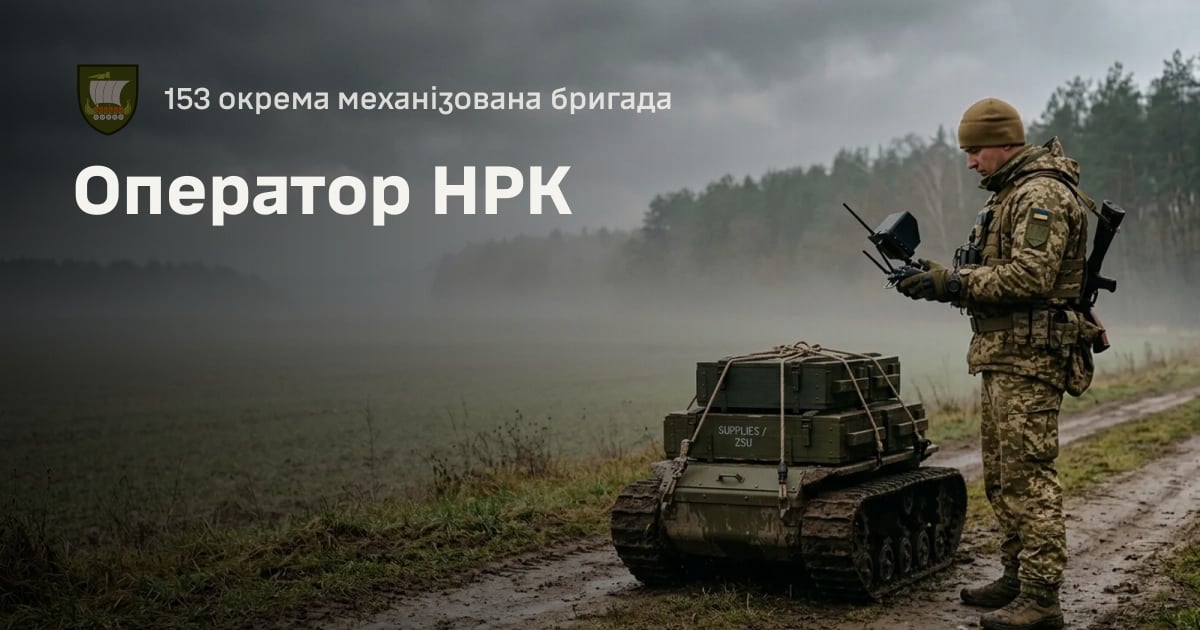 Оператор НРК — 153 окрема механізована бригада