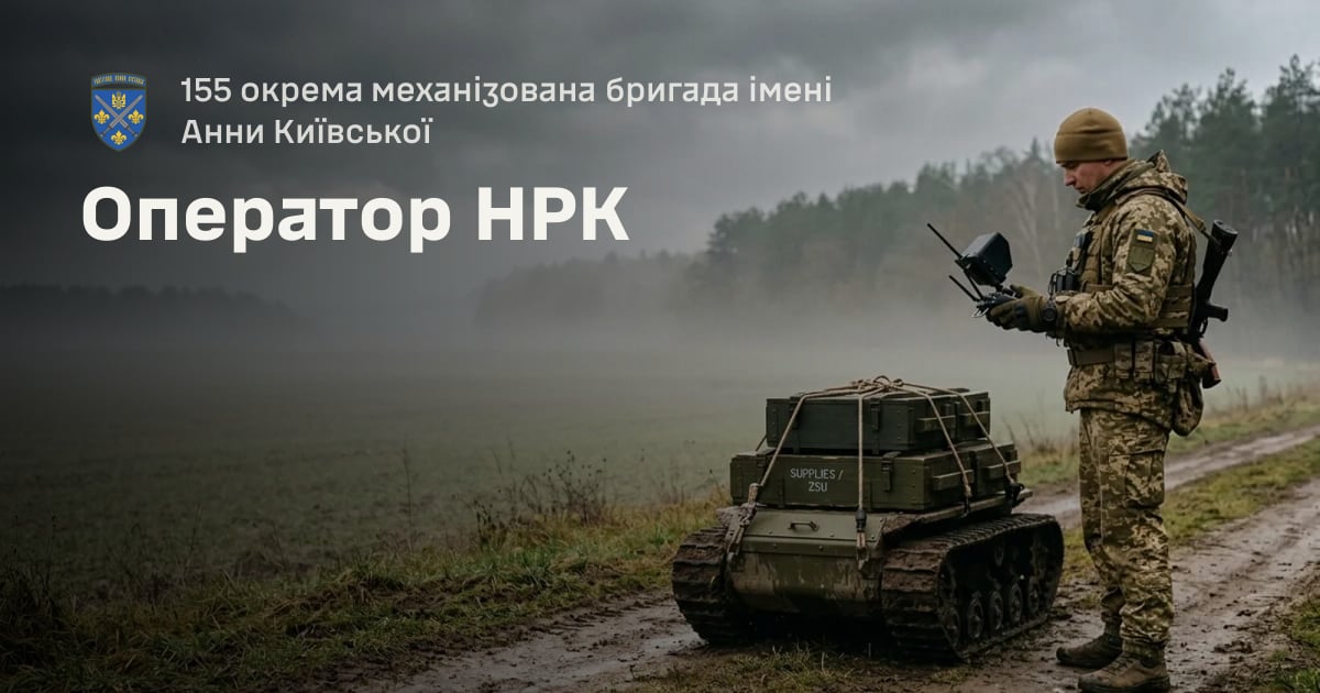 Оператор НРК — 155 окрема механізована бригада імені Анни Київської