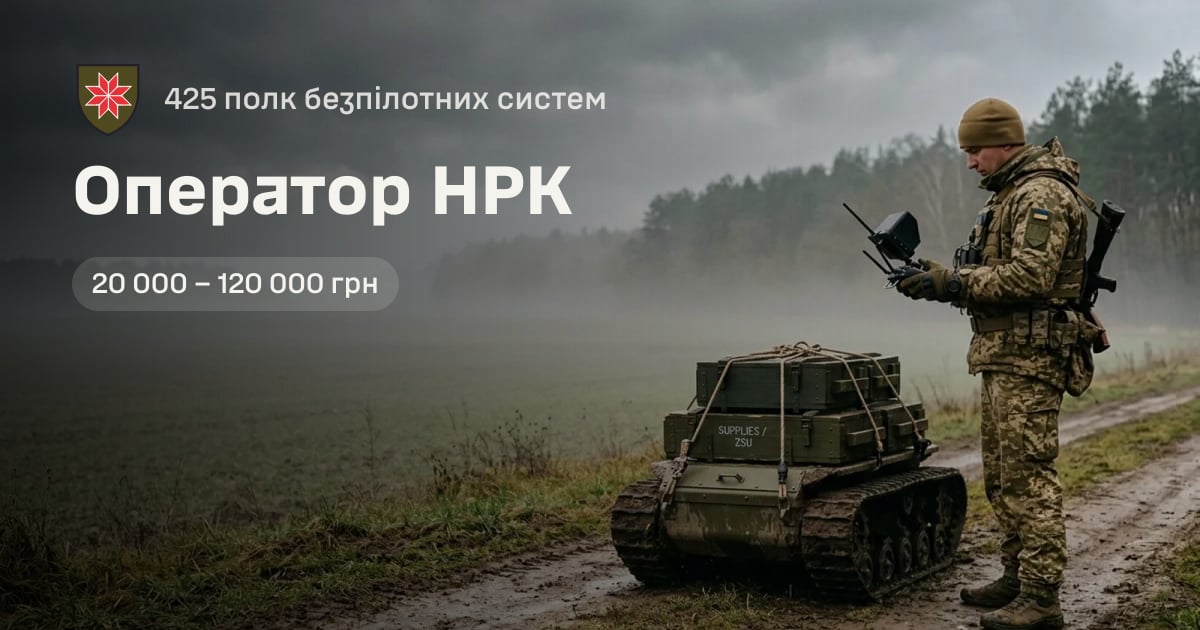 Оператор НРК — 425 полк безпілотних систем