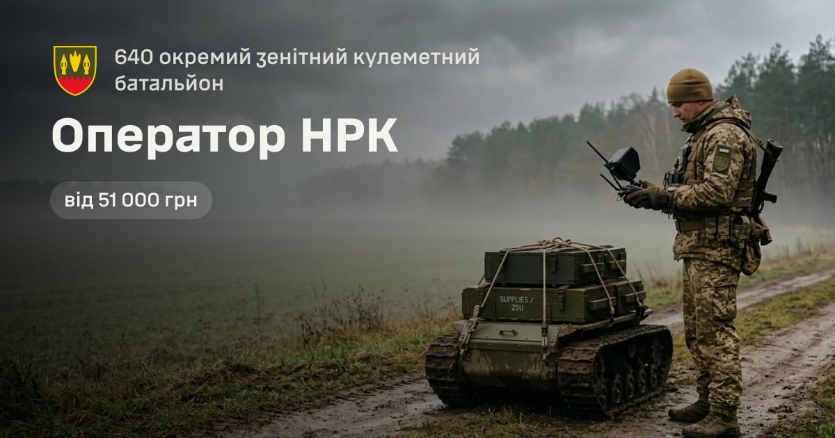 Оператор НРК — 640 окремий зенітний кулеметний батальйон