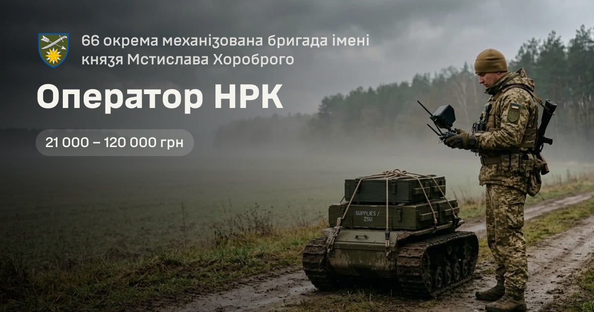 Оператор НРК — 66 окрема механізована бригада імені князя Мстислава Хороброго