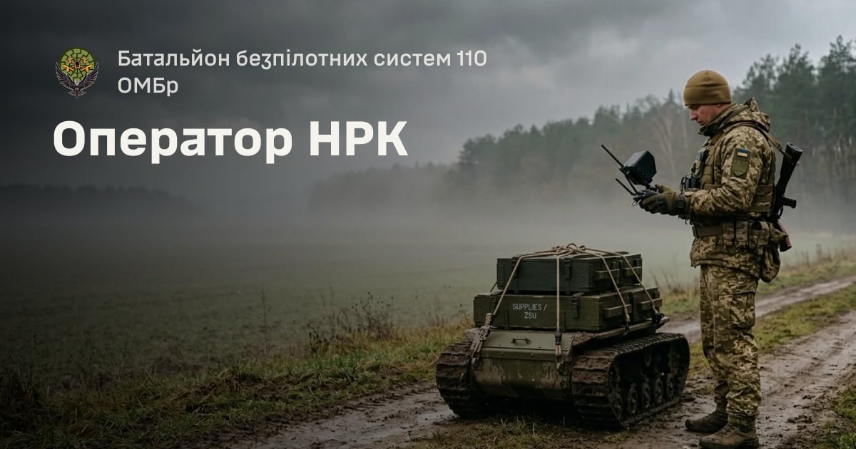 Оператор НРК — Батальйон безпілотних систем 110 ОМБр