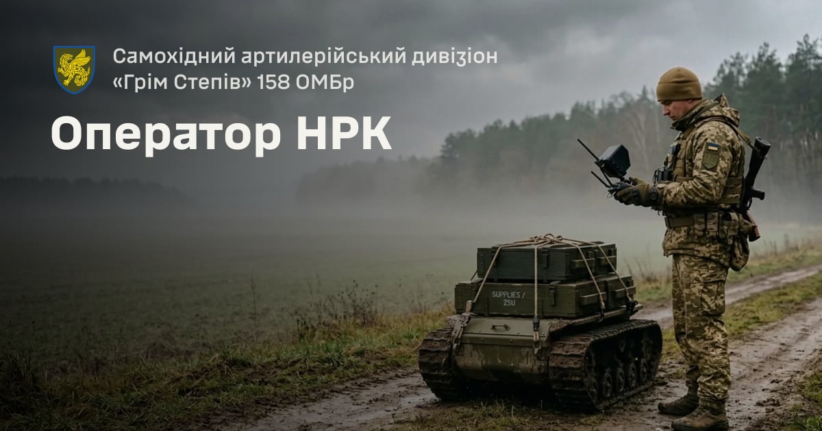 Оператор НРК — Самохідний артилерійський дивізіон «Грім Степів» 158 ОМБр