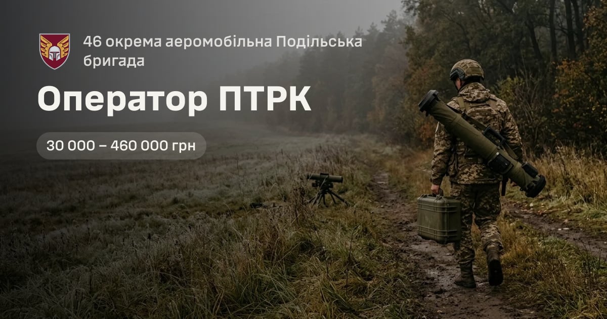 Оператор ПТРК — 46 окрема аеромобільна Подільська бригада