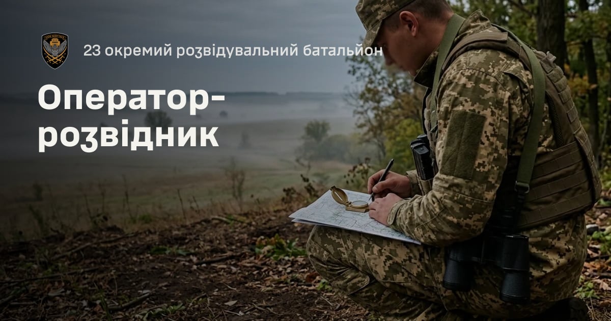 Оператор-розвідник — 23 окремий розвідувальний батальйон