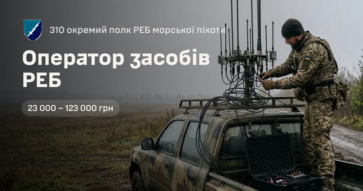 Оператор засобів РЕБ — 310 окремий полк РЕБ морської піхоти