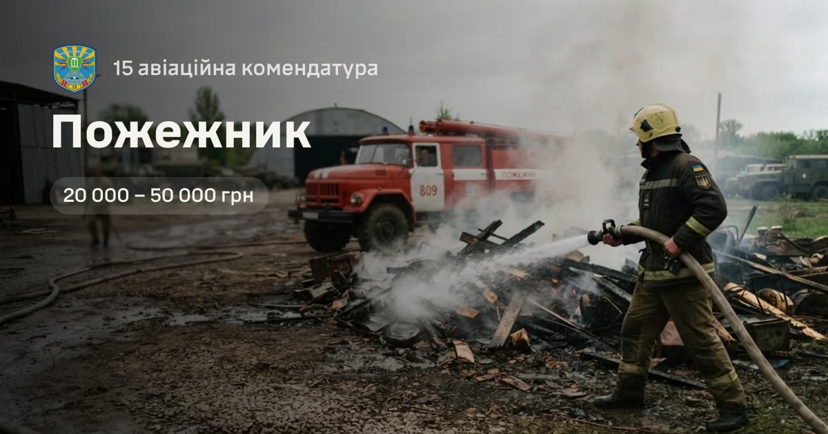 Пожежник — 15 авіаційна комендатура