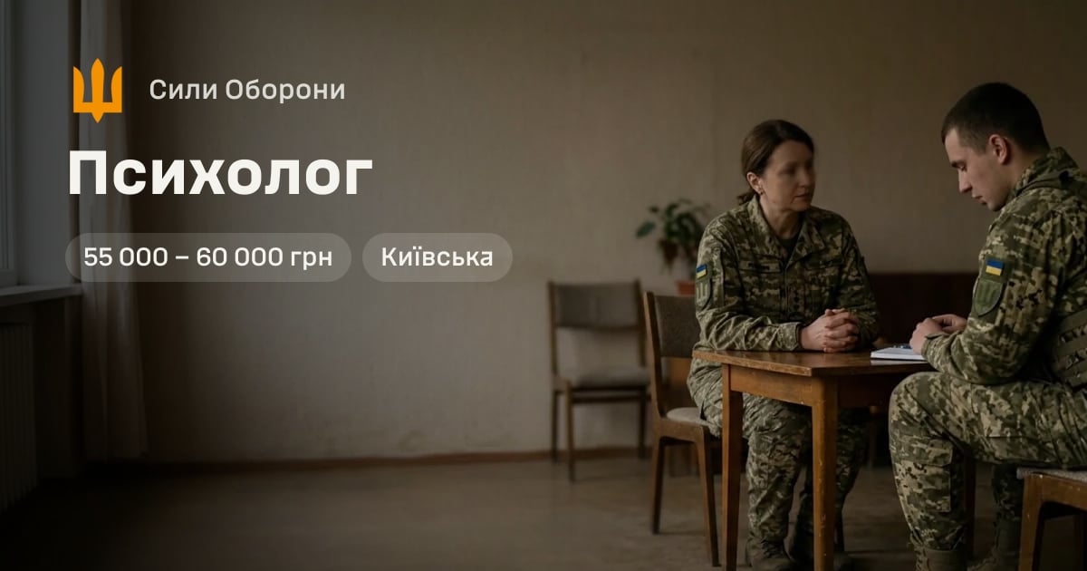 Психолог — Сили Оборони