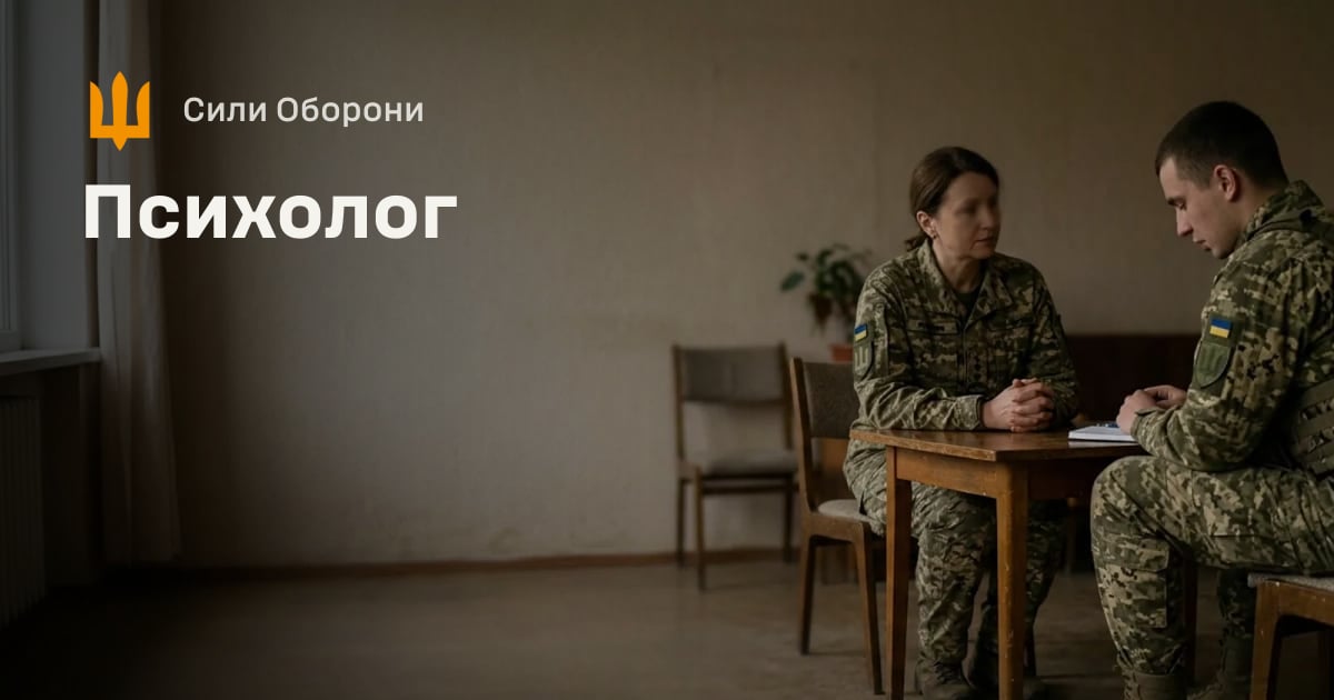 Психолог — Сили Оборони