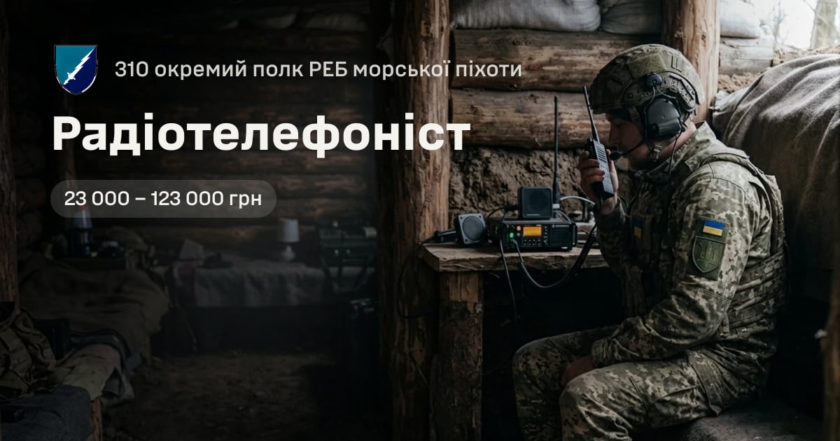 Радіотелефоніст — 310 окремий полк РЕБ морської піхоти