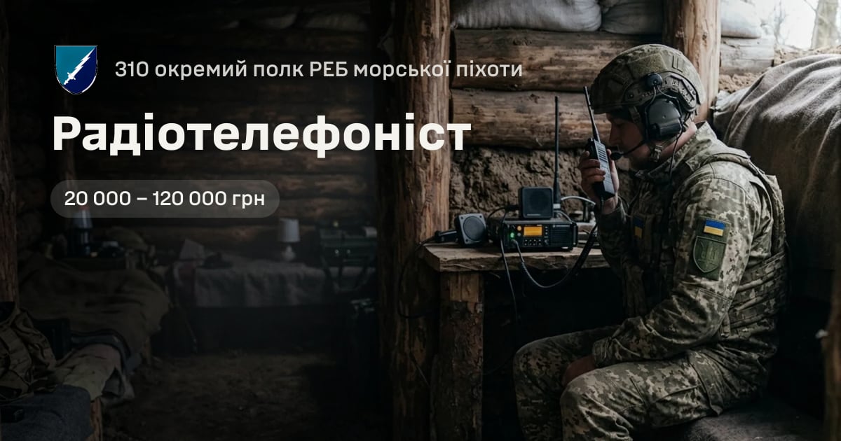 Радіотелефоніст — 310 окремий полк РЕБ морської піхоти