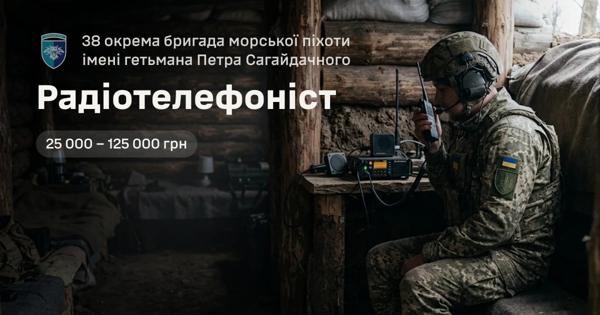 Радіотелефоніст — 38 окрема бригада морської піхоти імені гетьмана Петра Сагайдачного