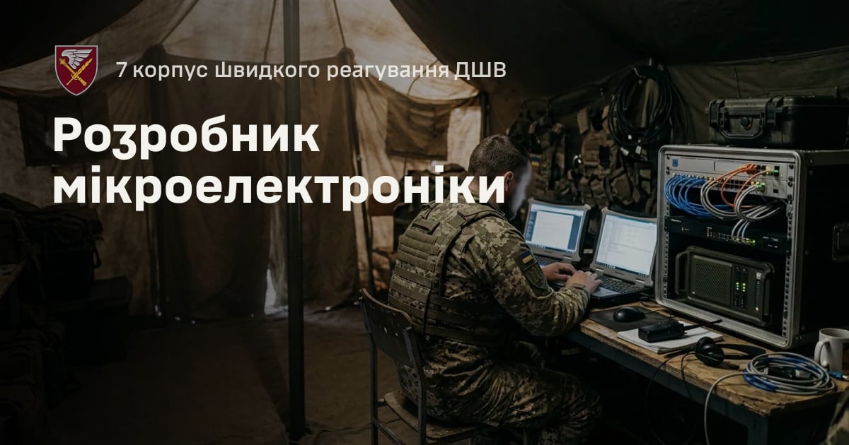 Розробник мікроелектроніки — 7 корпус швидкого реагування ДШВ