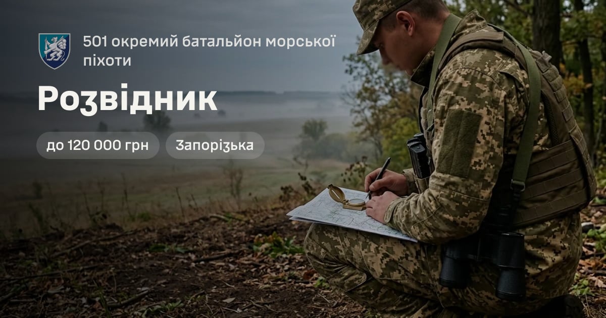 Розвідник — 501 окремий батальйон морської піхоти