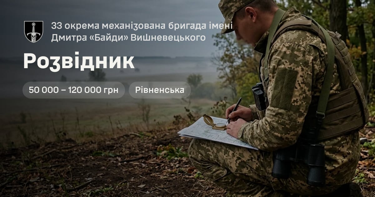 Розвідник — 33 окрема механізована бригада імені Дмитра «Байди» Вишневецького