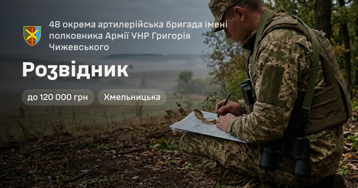Розвідник — 48 окрема артилерійська бригада імені полковника Армії УНР Григорія Чижевського