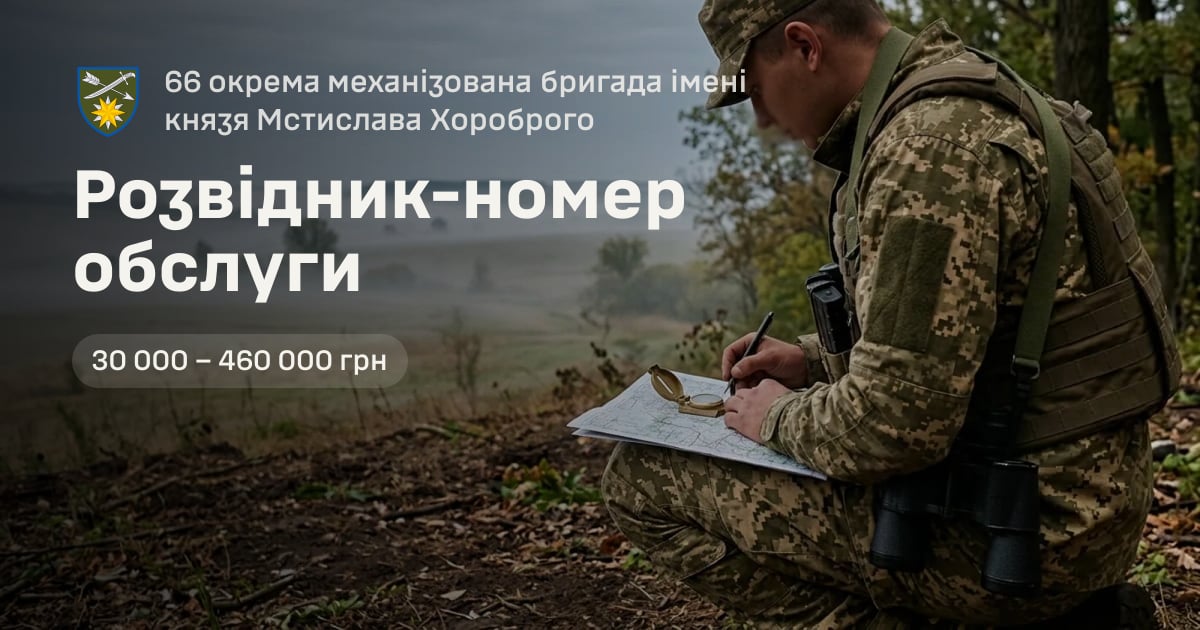 Розвідник-номер обслуги — 66 окрема механізована бригада імені князя Мстислава Хороброго