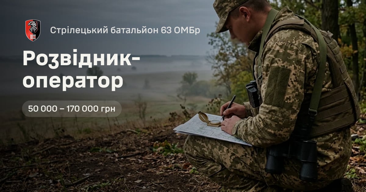 Розвідник-оператор — Стрілецький батальйон 63 ОМБр