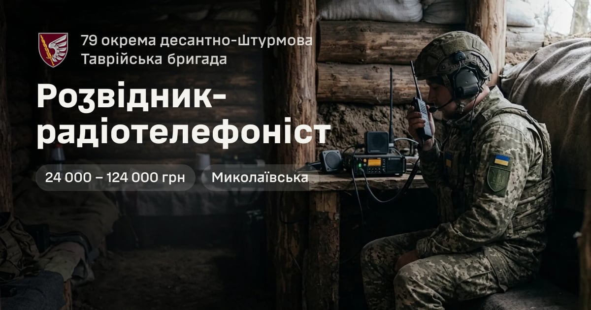 Розвідник-радіотелефоніст — 79 окрема десантно-штурмова Таврійська бригада