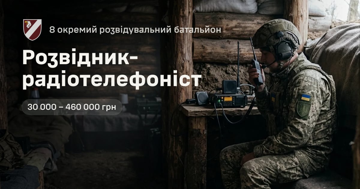Розвідник-радіотелефоніст — 8 окремий розвідувальний батальйон