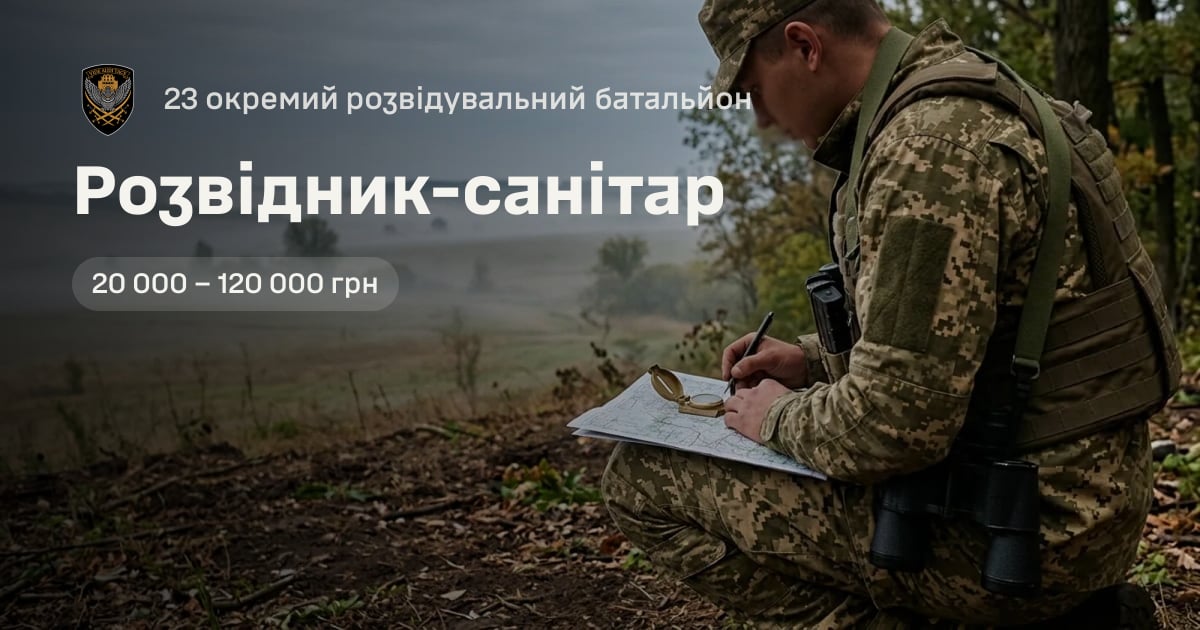 Розвідник-санітар — 23 окремий розвідувальний батальйон