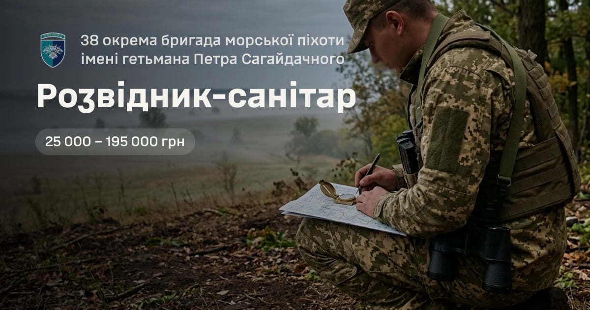 Розвідник-санітар — 38 окрема бригада морської піхоти імені гетьмана Петра Сагайдачного
