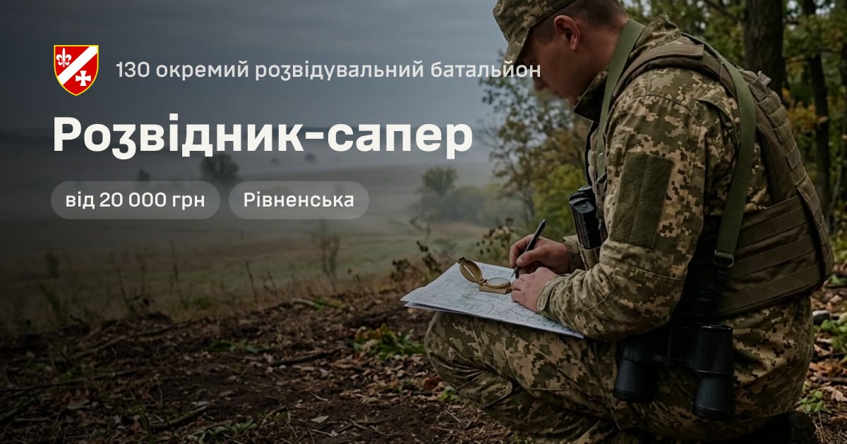 Розвідник-сапер — 130 окремий розвідувальний батальйон
