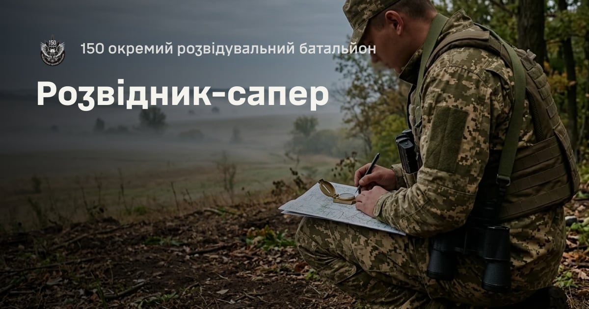 Розвідник-сапер — 150 окремий розвідувальний батальйон