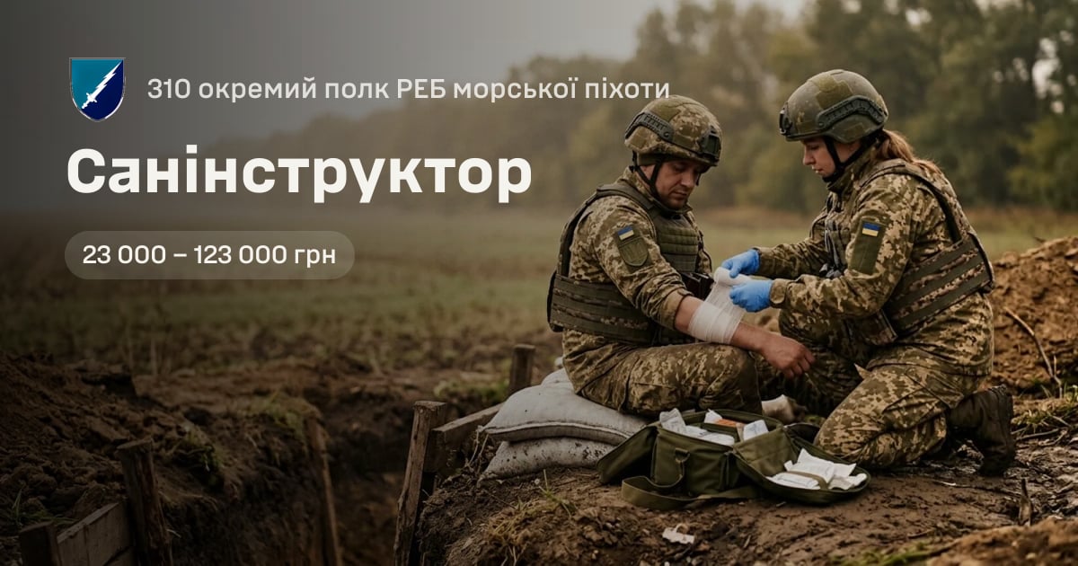 Санінструктор — 310 окремий полк РЕБ морської піхоти