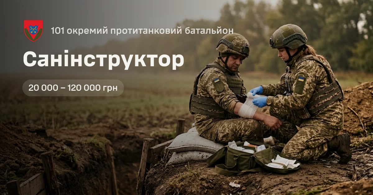 Санінструктор — 101 окремий протитанковий батальйон