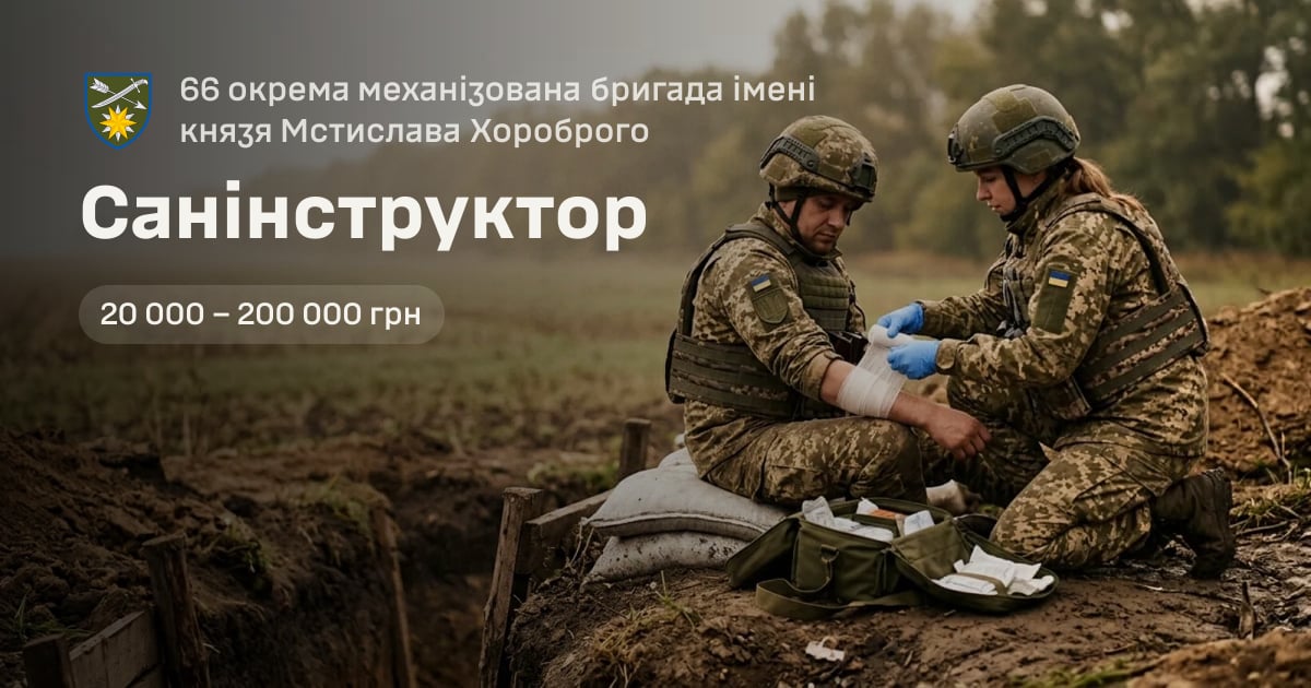Санінструктор — 66 окрема механізована бригада імені князя Мстислава Хороброго