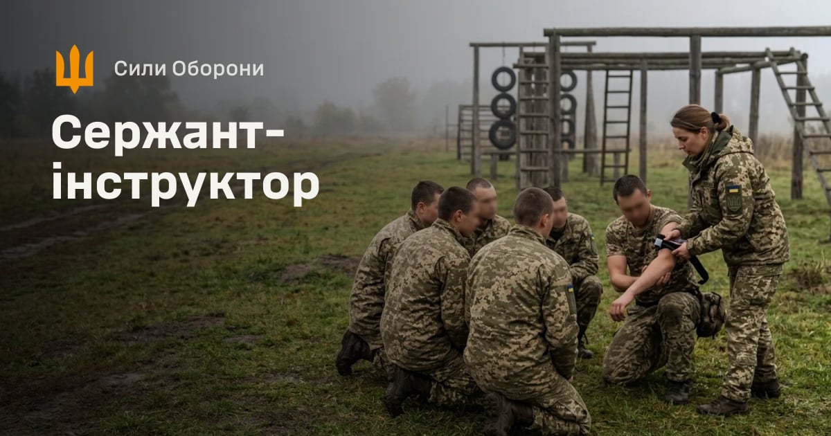 Сержант-інструктор — Сили Оборони