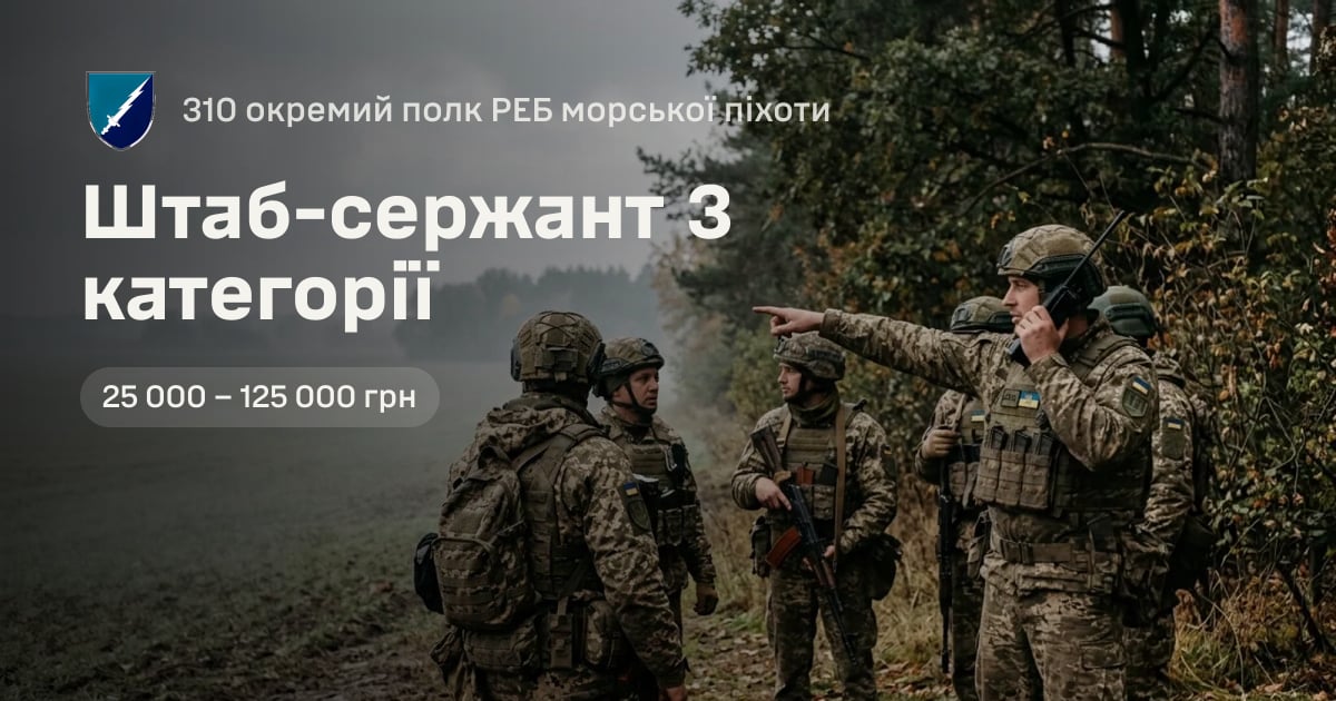 Штаб-сержант 3 категорії — 310 окремий полк РЕБ морської піхоти