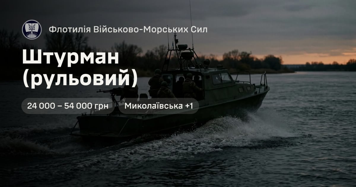 Штурман (рульовий) — Флотилія Військово-Морських Сил