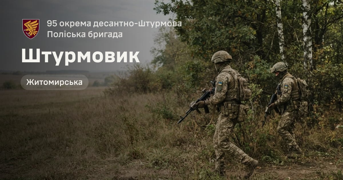 Штурмовик — 95 окрема десантно-штурмова Поліська бригада