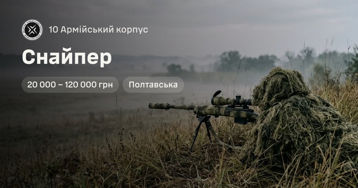 Снайпер — 10 Армійський корпус