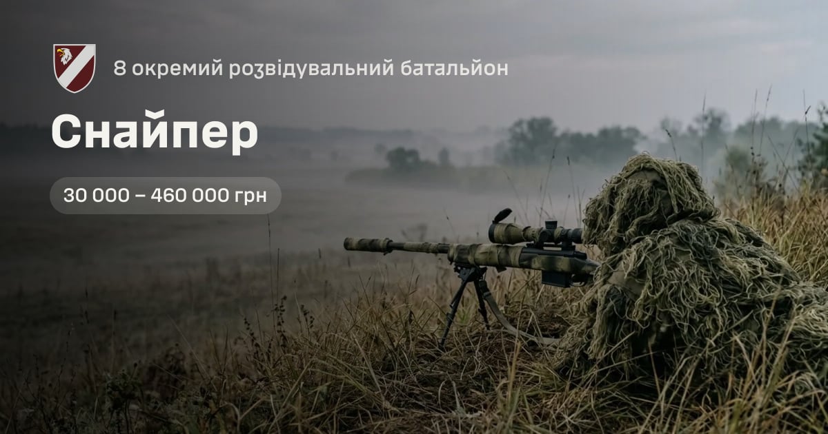 Снайпер — 8 окремий розвідувальний батальйон
