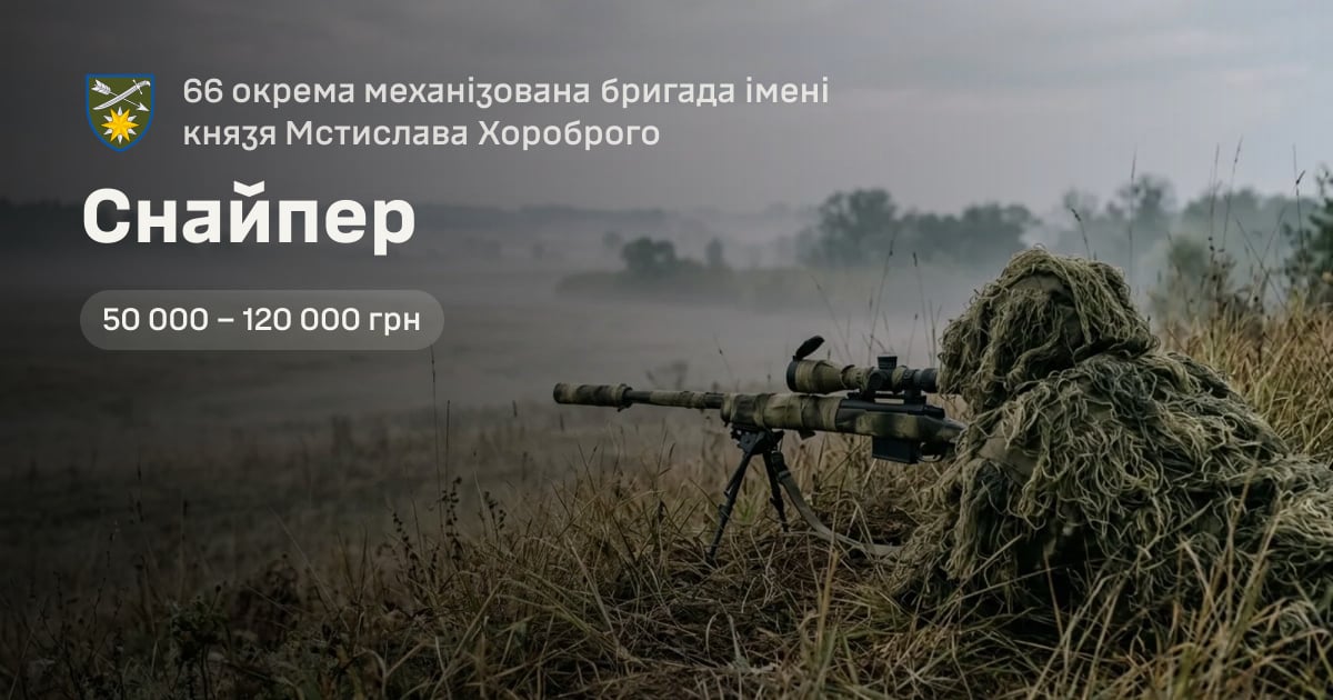 Снайпер — 66 окрема механізована бригада імені князя Мстислава Хороброго