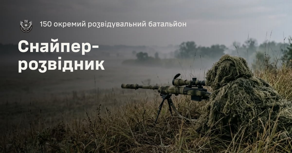 Снайпер-розвідник — 150 окремий розвідувальний батальйон