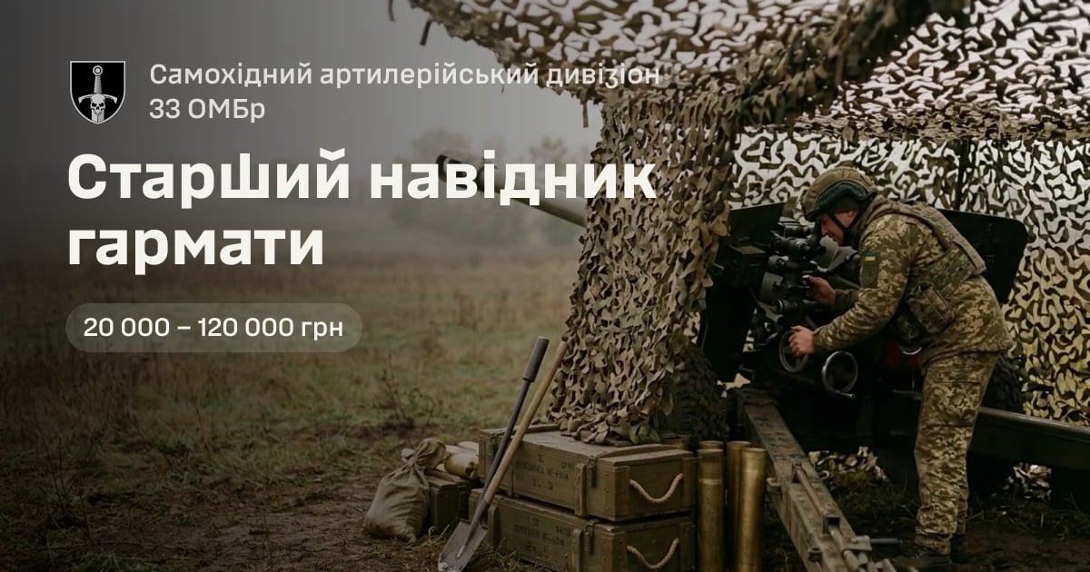 Старший навідник гармати — Самохідний артилерійський дивізіон 33 ОМБр