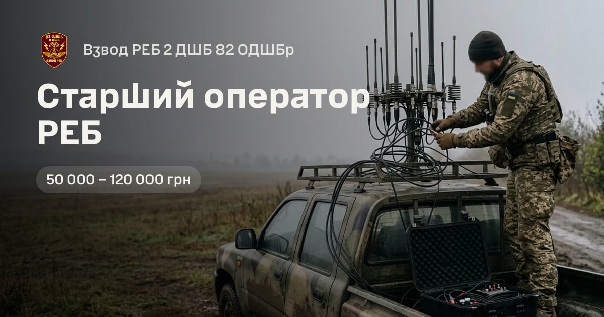 Старший оператор РЕБ — Взвод РЕБ 2 ДШБ 82 ОДШБр