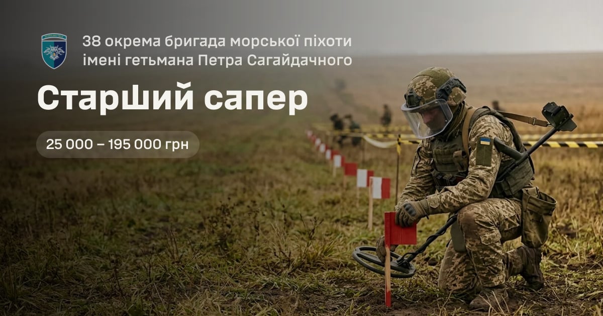Старший сапер — 38 окрема бригада морської піхоти імені гетьмана Петра Сагайдачного
