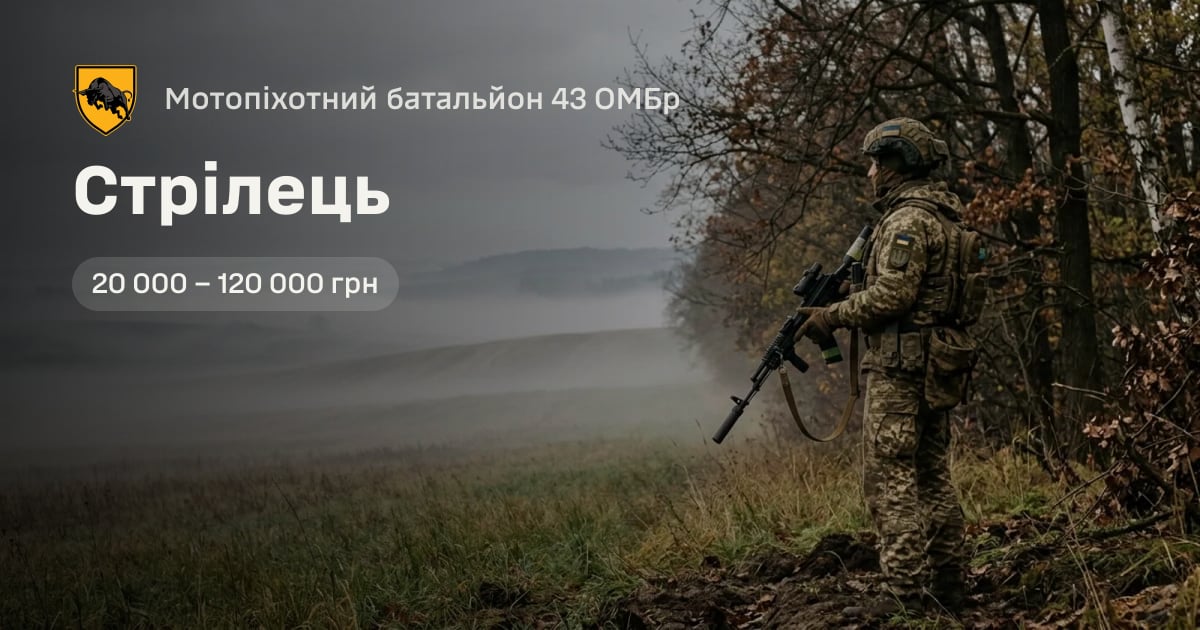 Стрілець — Мотопіхотний батальйон 43 ОМБр