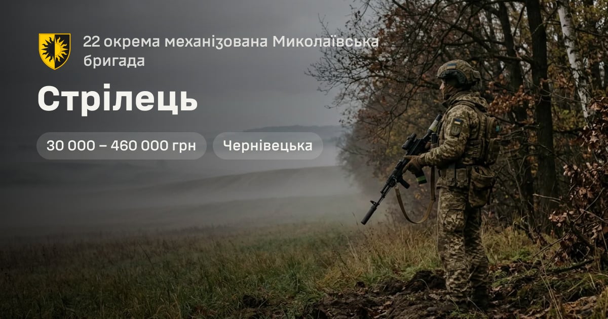 Стрілець — 22 окрема механізована Миколаївська бригада